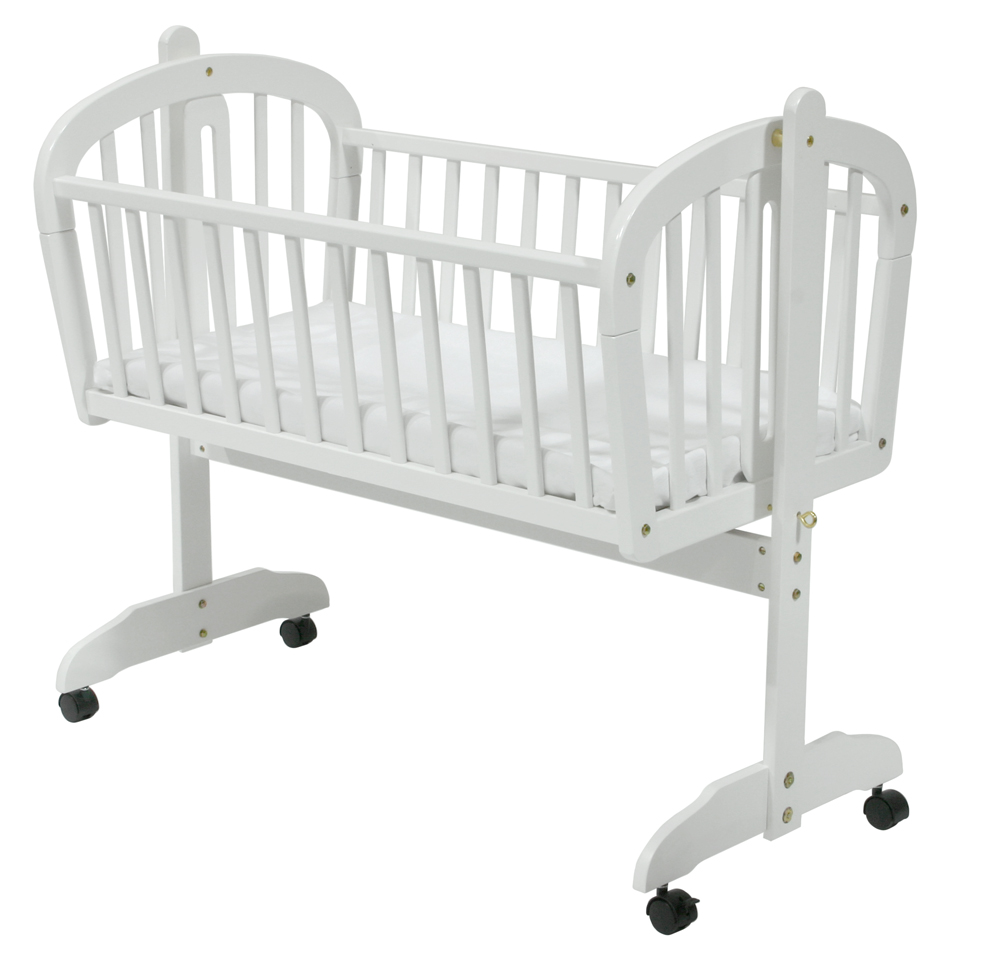 Кроватка на колесиках для новорожденного