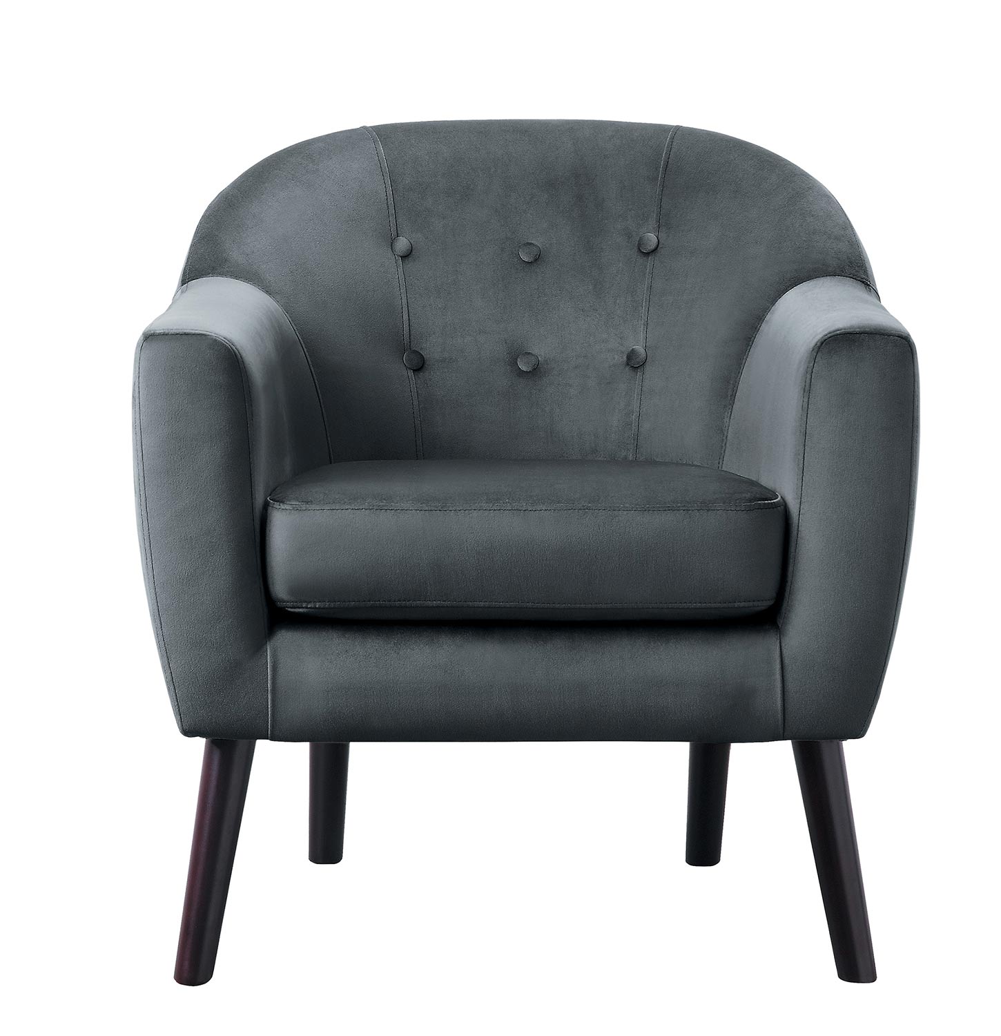Homelegance Quill Accent Chair - Gray