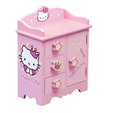 KidKraft Hello Kitty Princess Accessory Cabinet