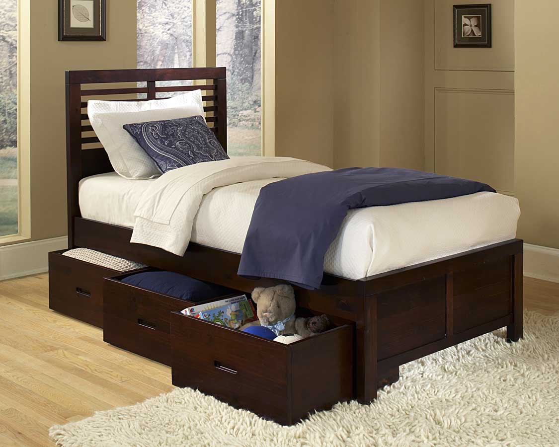 Homelegance Paula Bed with Toy Box - Storage