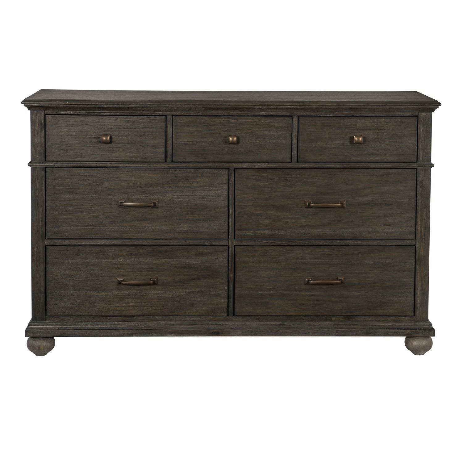 Homelegance Motsinger Dresser - Wire-brushed Rustic Brown