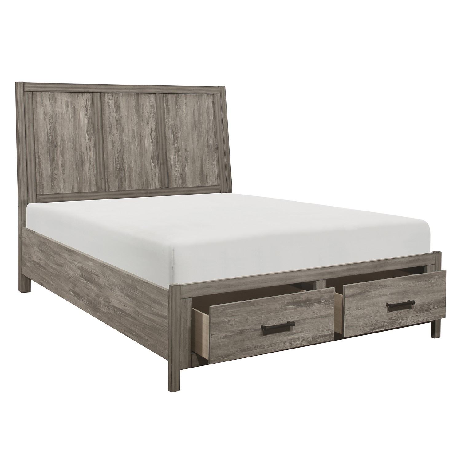 Homelegance Bainbridge Platform Bed - Weathered Gray