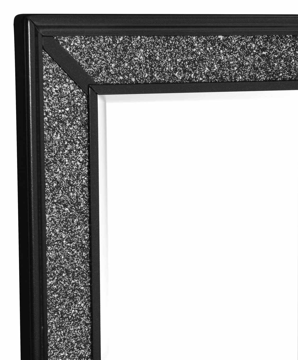 Homelegance Salon Mirror - Black Pearlescent