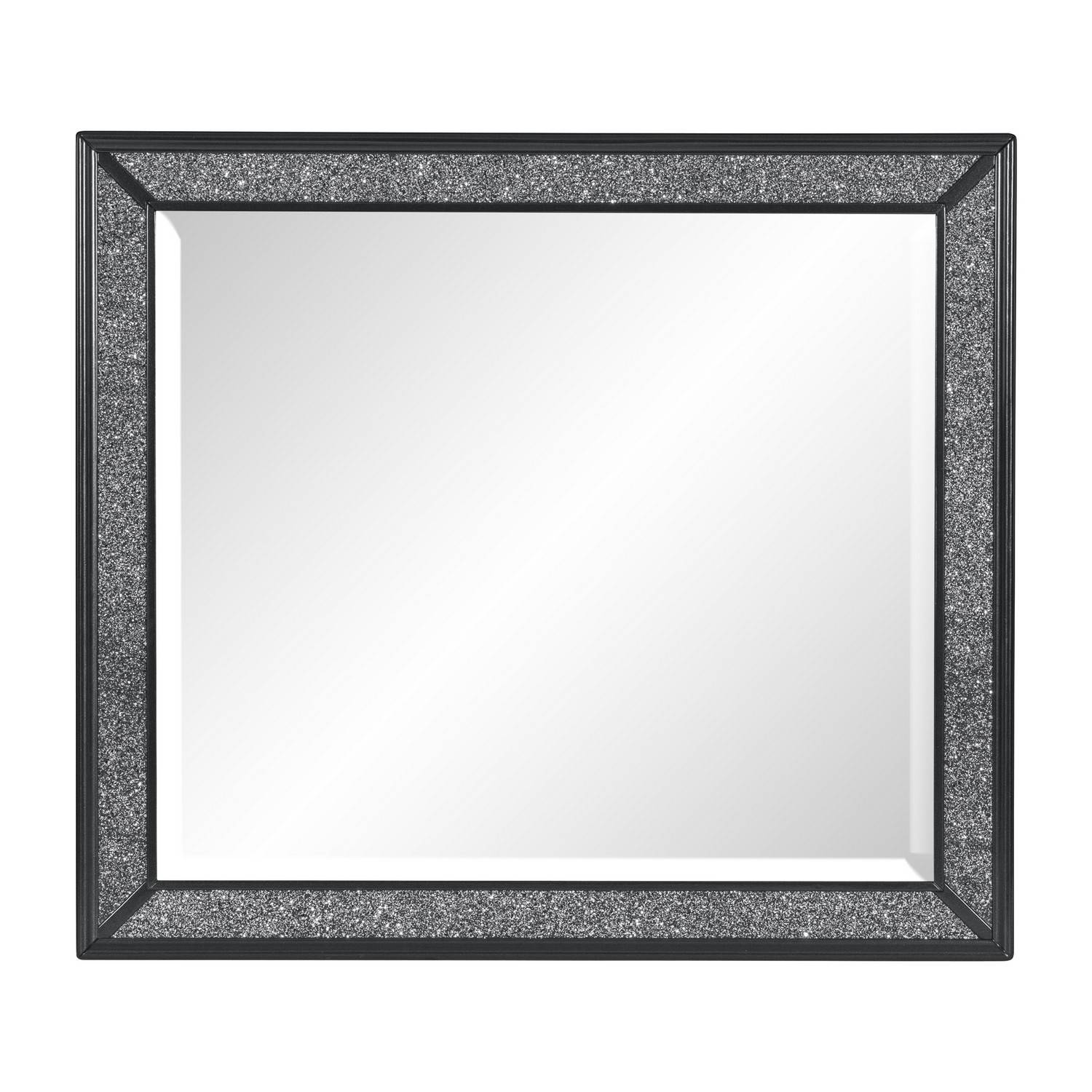 Homelegance Salon Mirror - Black Pearlescent