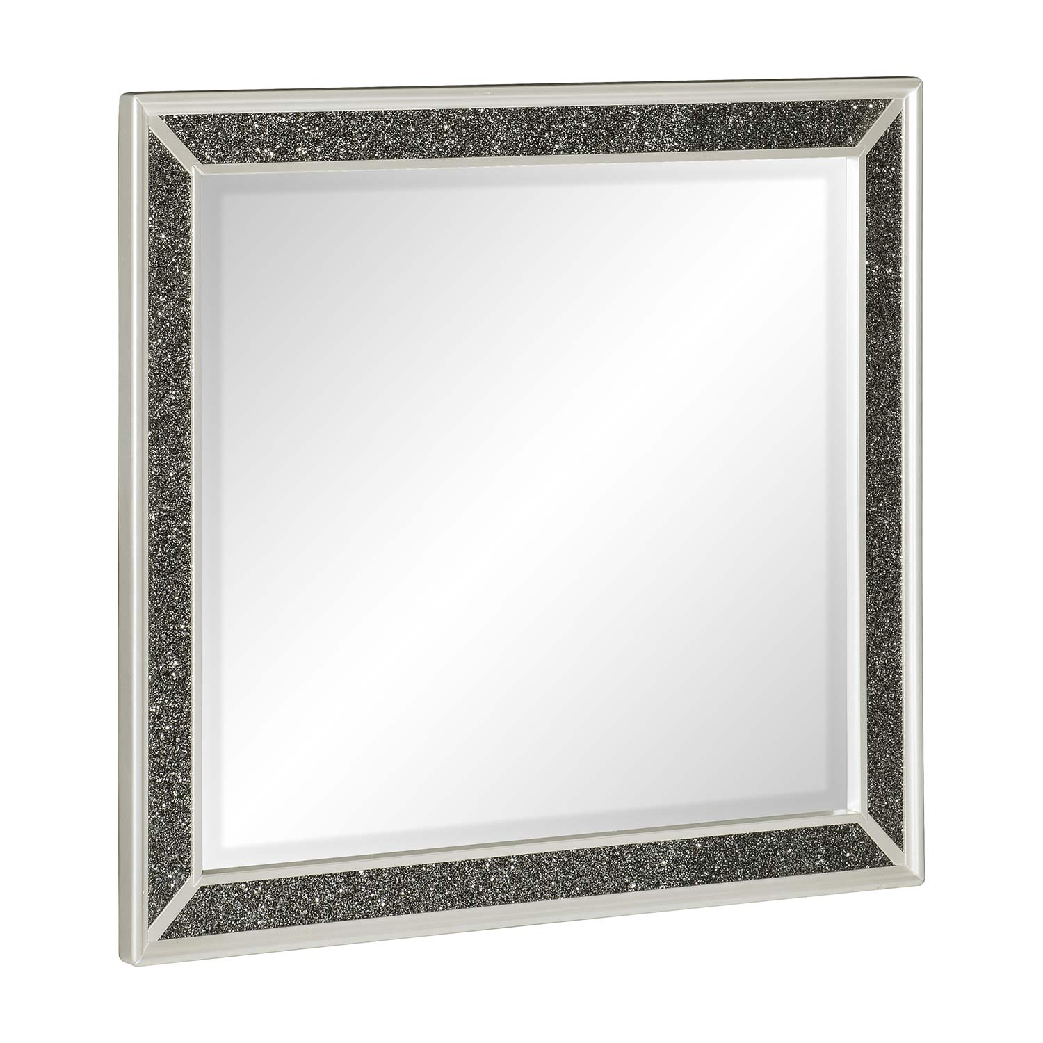 Homelegance Salon Mirror - White Pearlescent