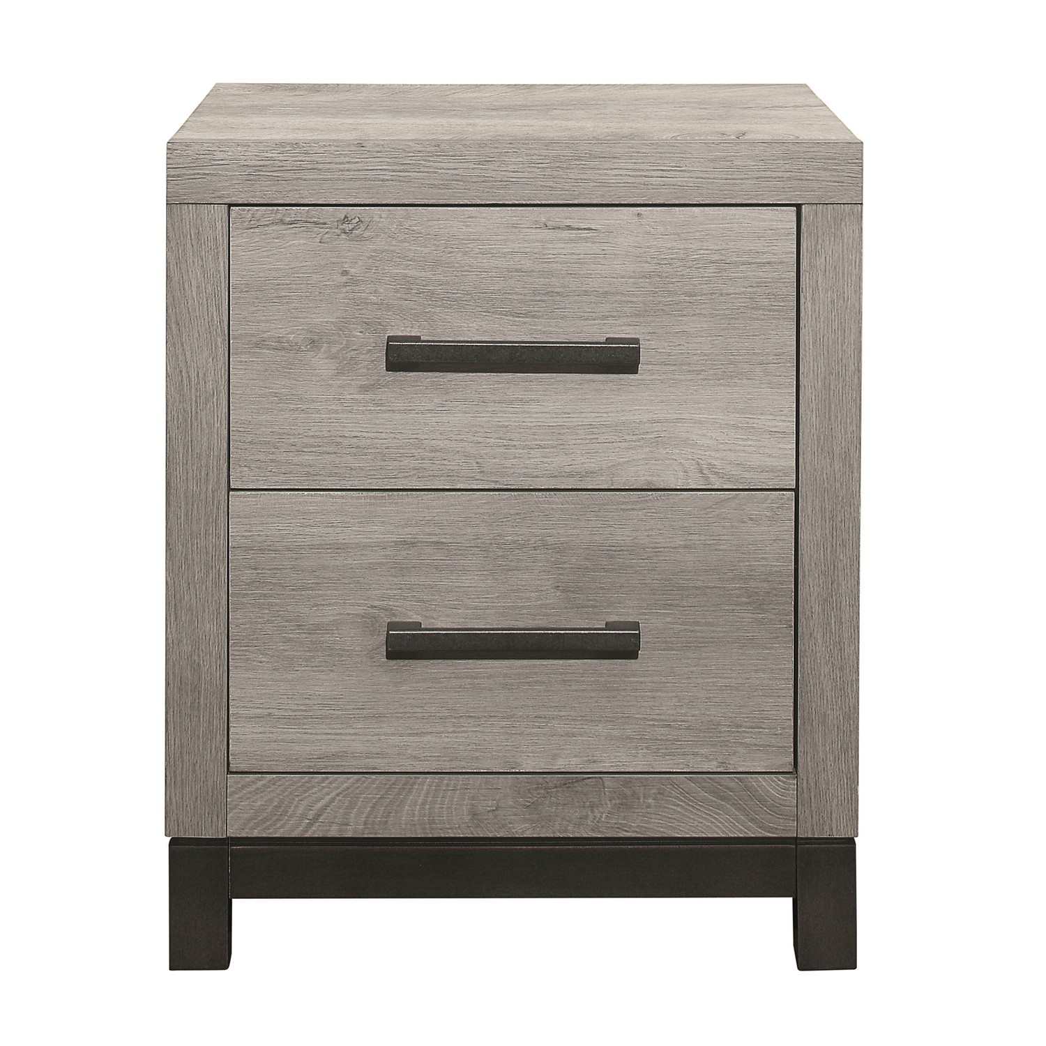 Homelegance Zephyr Night Stand - Two-tone : Light Gray And Gray