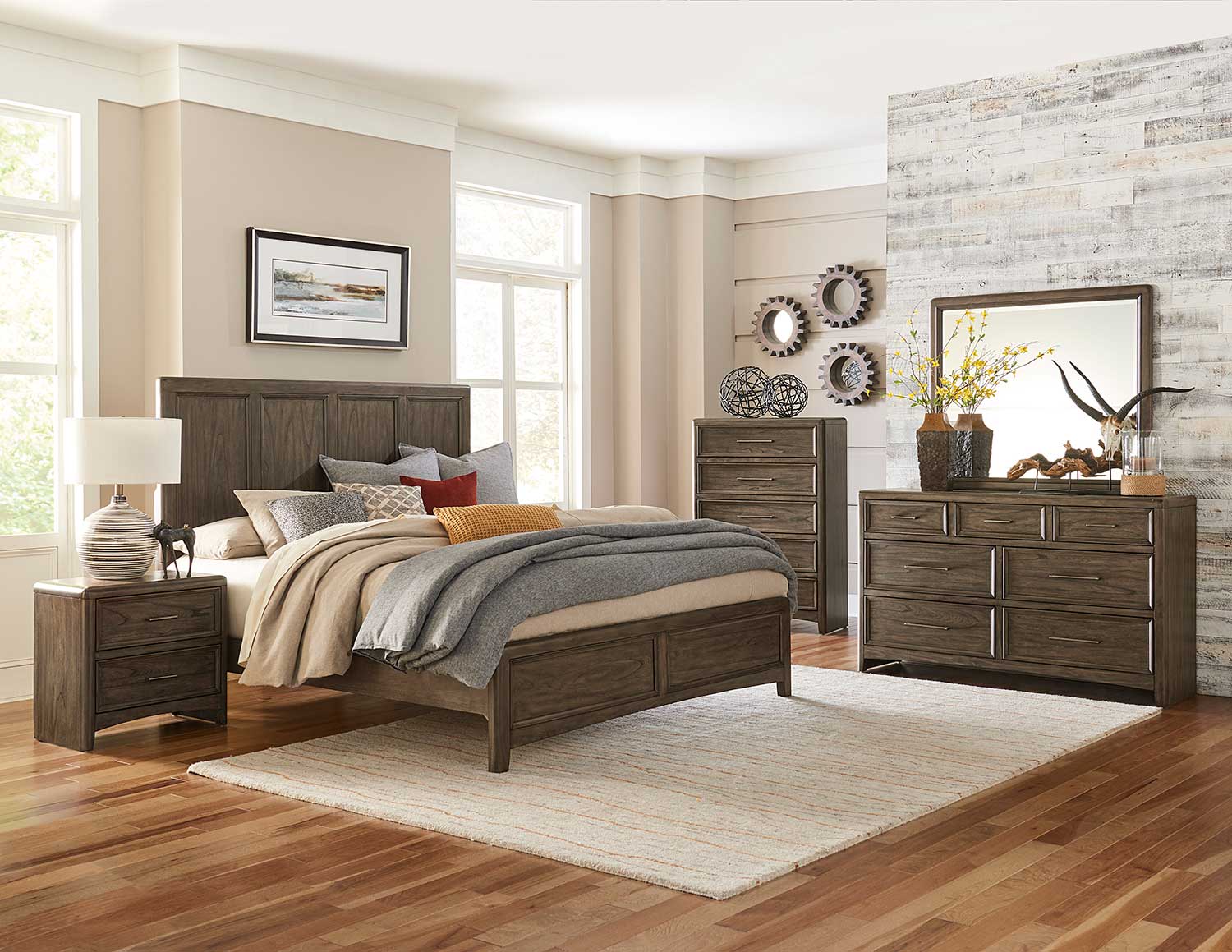 Homelegance Seldovia Bedroom Set - Brown Gray 1619-Bedroom Set at ...