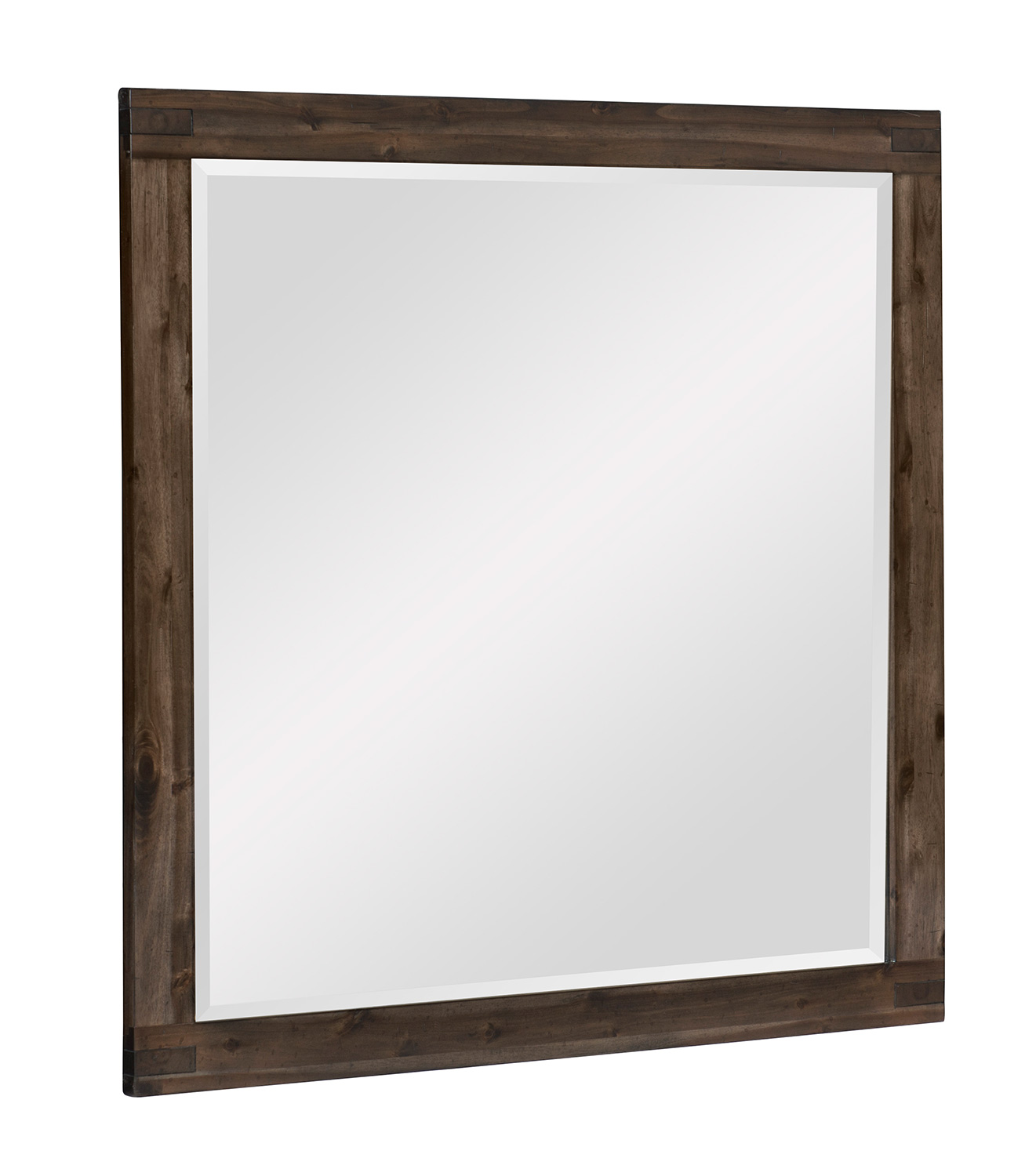 Homelegance Parnell Mirror - Rustic Cherry