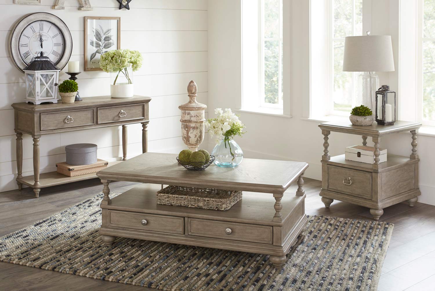 Homelegance Grayling Down Collection - Driftwood Gray