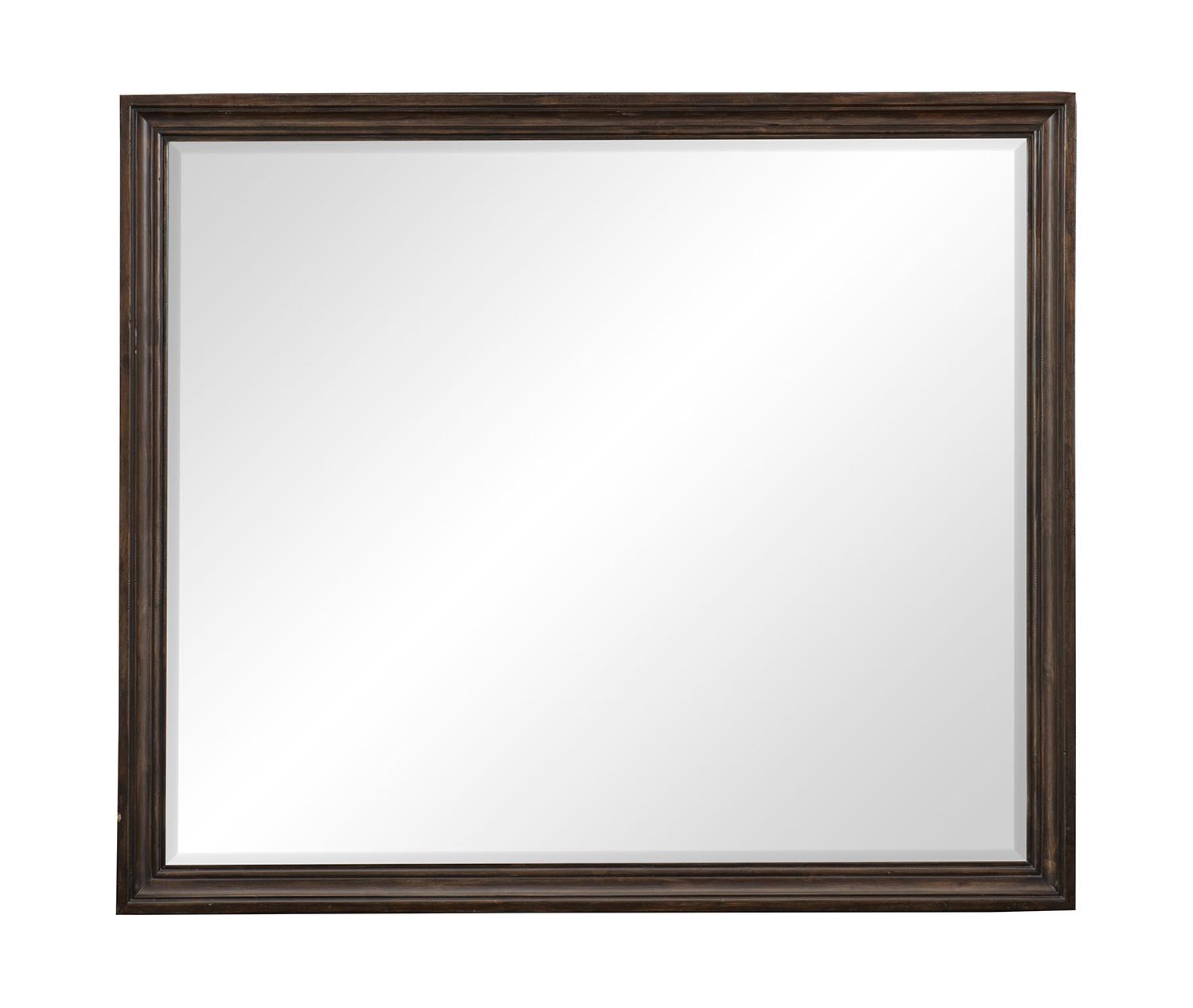 Homelegance Cardano Mirror - Driftwood Charcoal over Acacia Solids and Veneers