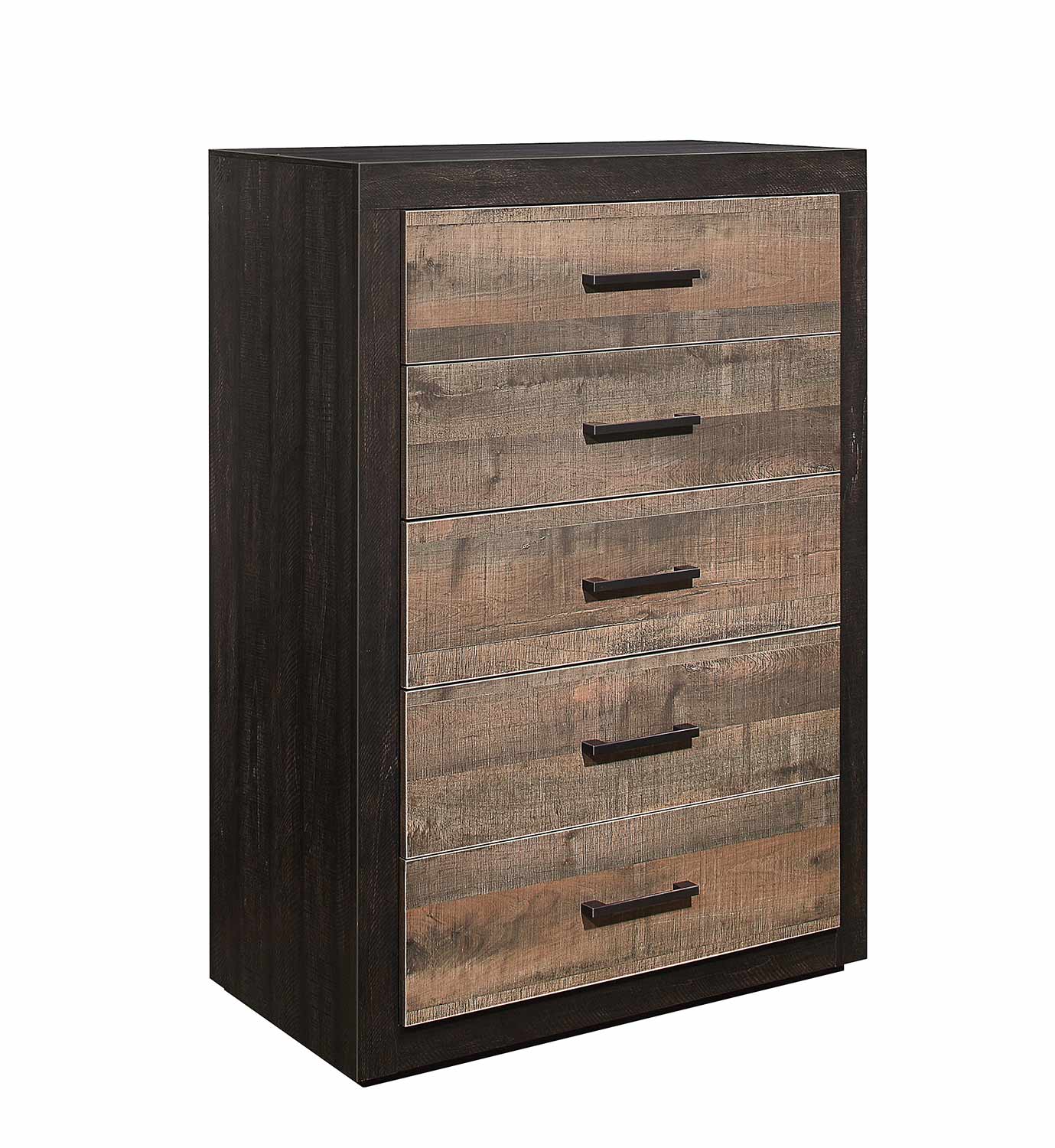 Homelegance Miter Chest - Mahogany & Ebony