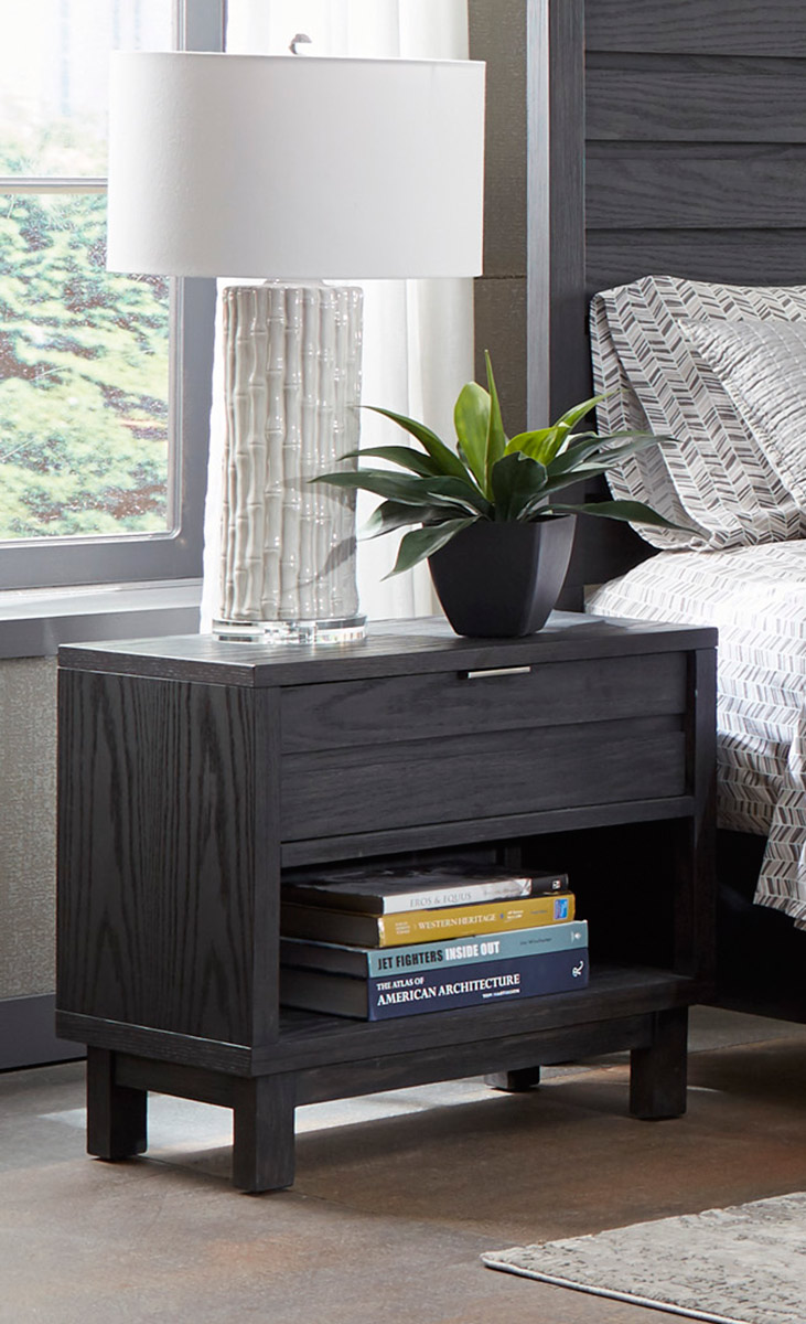 Homelegance Robindell Night Stand - Ebony Homelegance Robindell Night Stand - Ebony