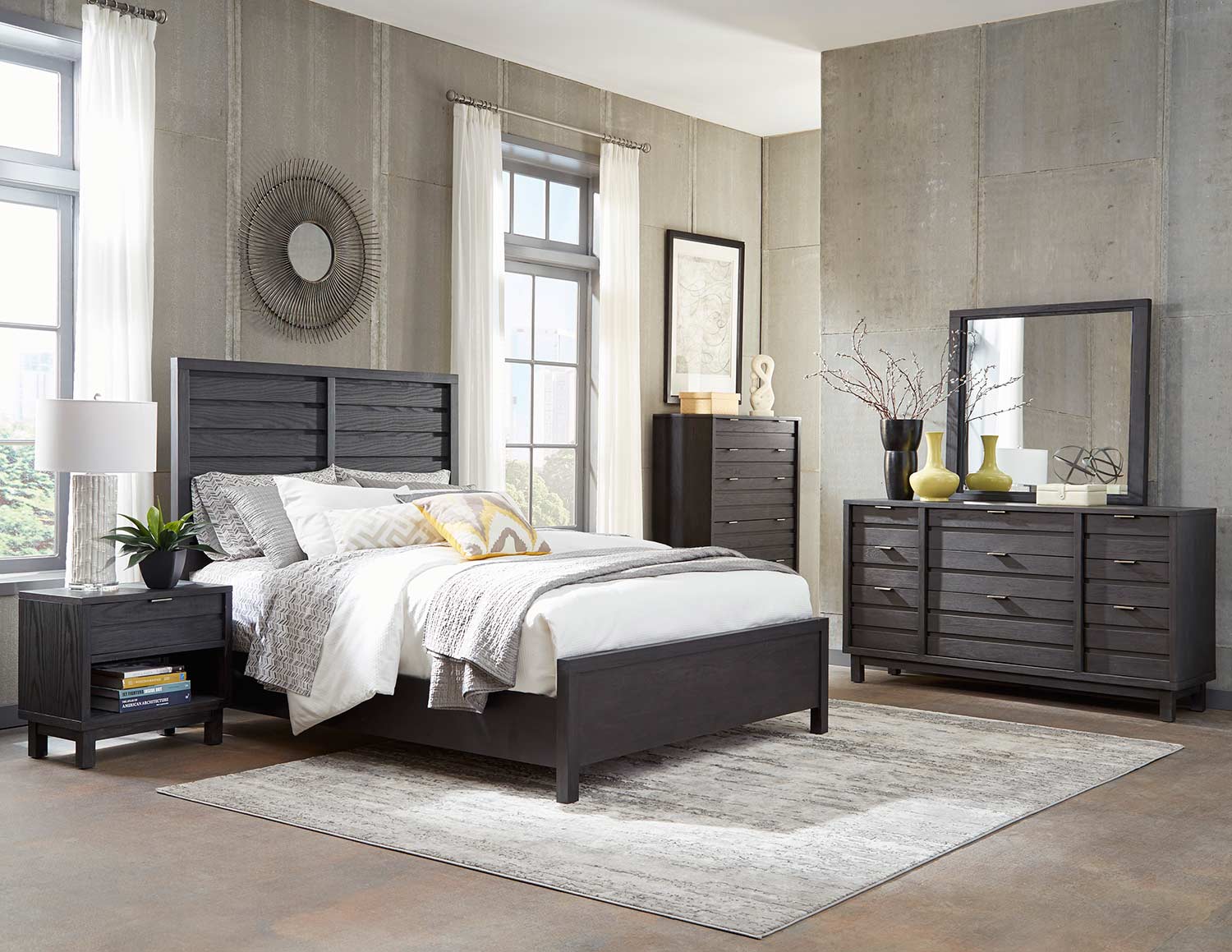 Homelegance Robindell Bedroom Set - Ebony Homelegance Robindell Bedroom Set - Ebony