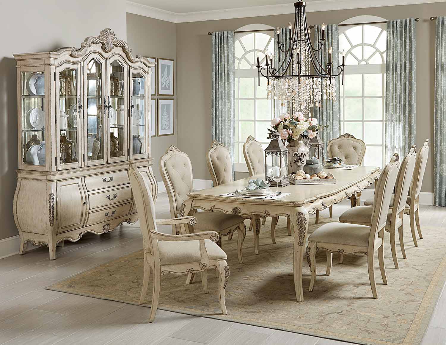 Homelegance Elsmere Dining Set - Antique Grey Homelegance Elsmere Dining Set - Antique Grey