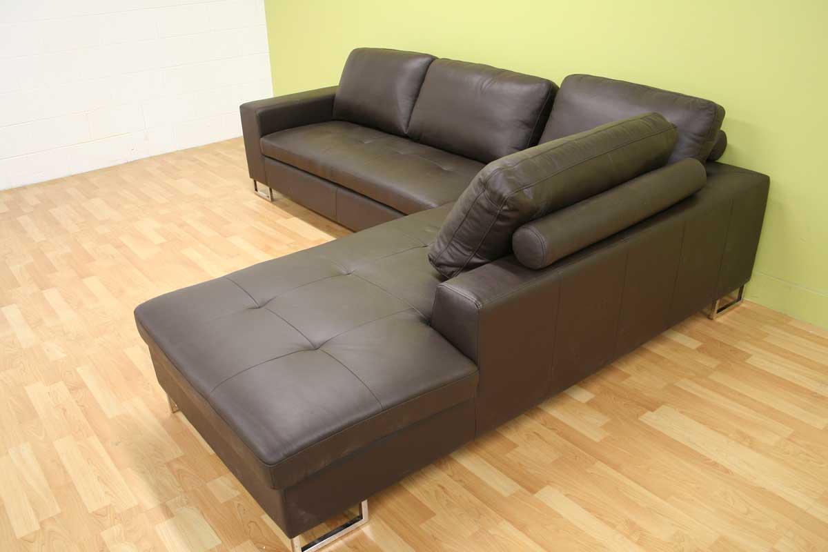 Wholesale Interiors Sydney Dark Brown Sectional Sofa