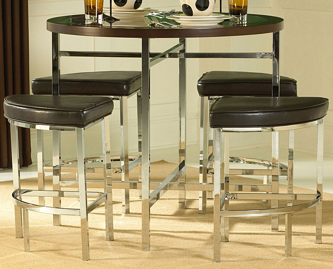 Homelegance Maine 5-Piece Counter Height Dining Set