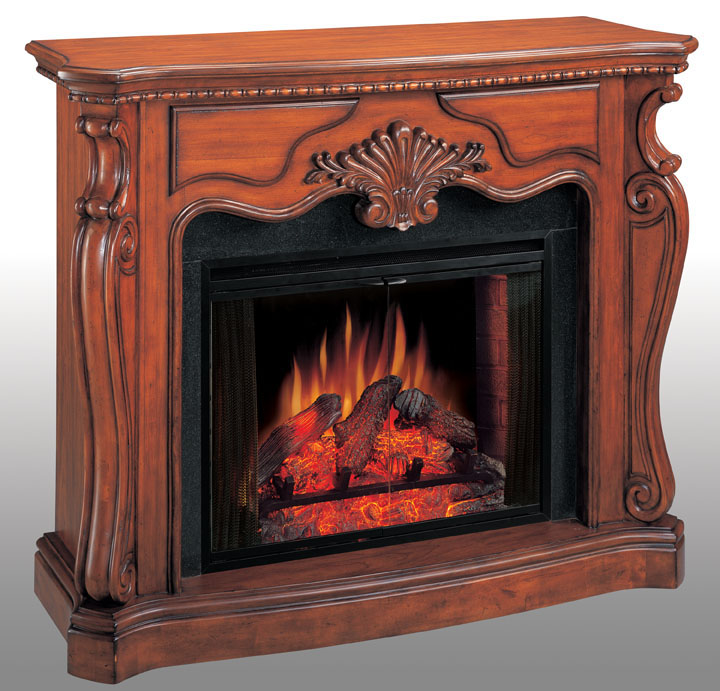 Biltmore Antique Cherry Electric Fireplace 33 inch-Classic Flame