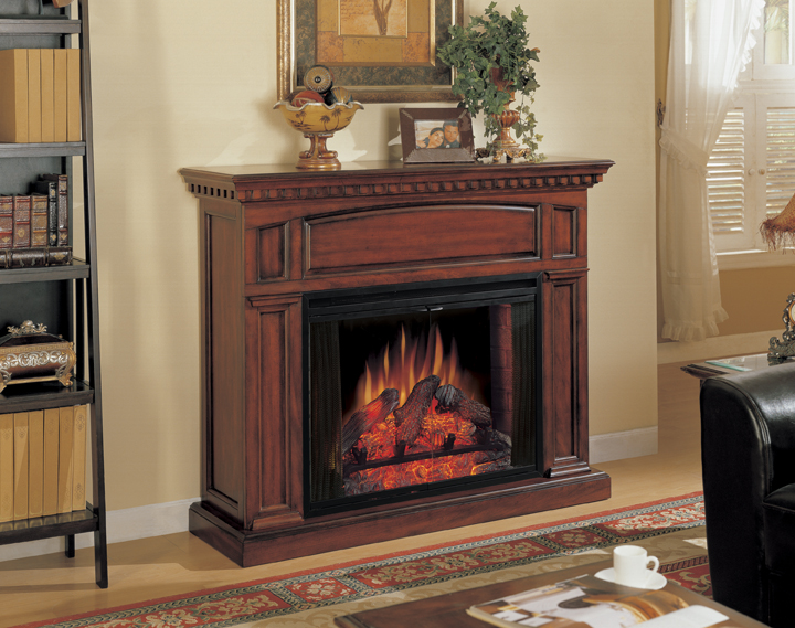 Cherry Electric Fireplace 33 inchClassic Flame 33WM300PCH at