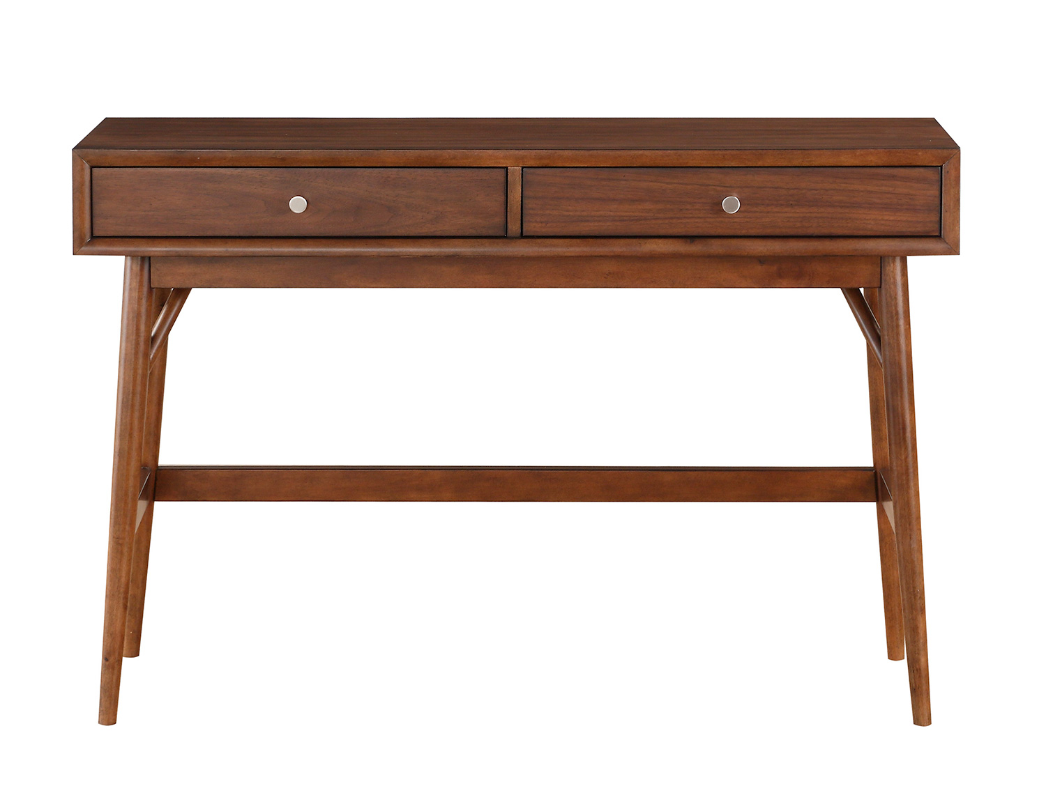 Homelegance Frolic Sofa Table with Two Functional Drawers - Brown