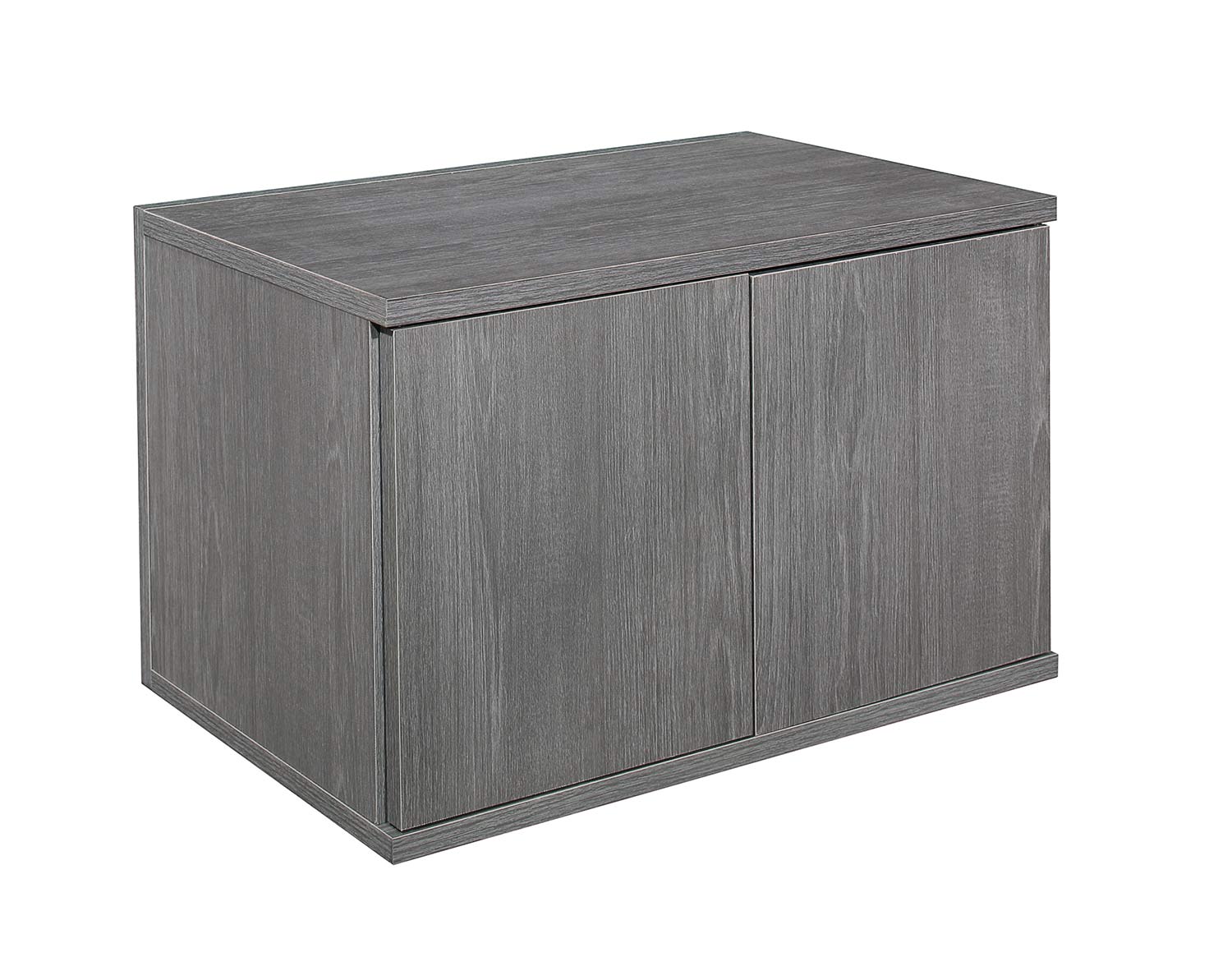 Homelegance Dogue Cabinet for Bookcase - Gunmetal - Gray
