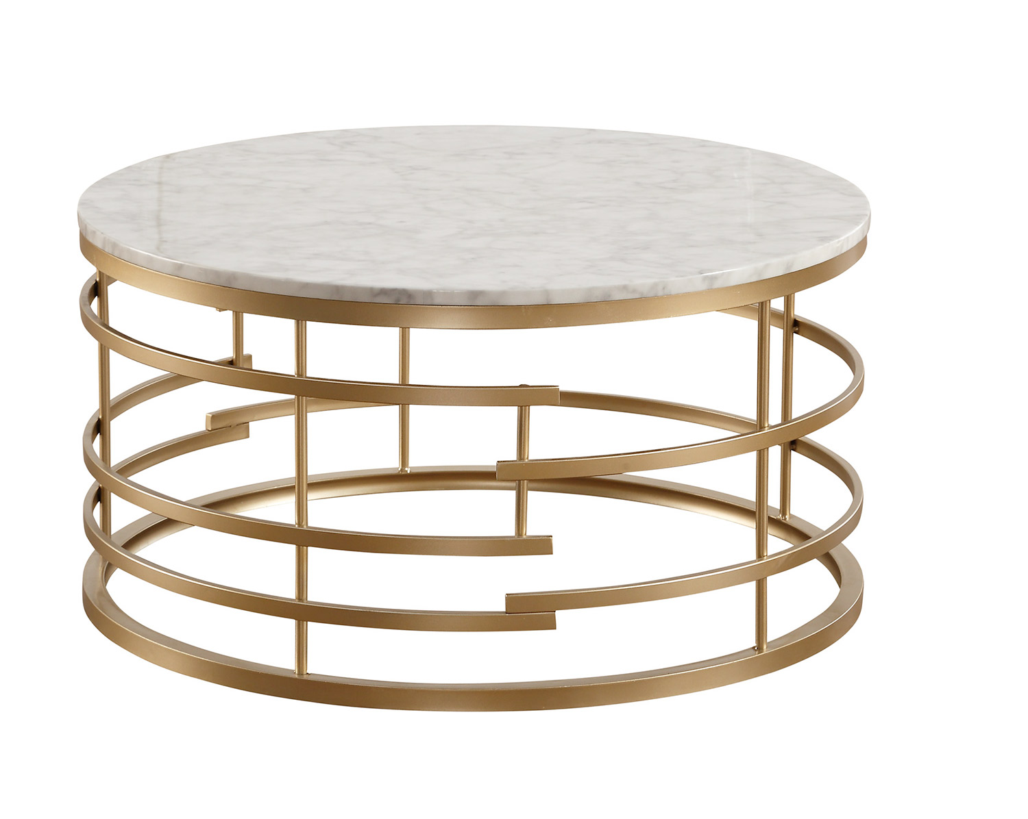 Marble Top Coffee Table Round : Convenience Concepts Gold Coast White Faux Marble Round ... : The round marble top coffee table available on the site are made of different materials such as wood, aluminum, marble, steel, glass and so on, so that you can pick the best one to go with your existing decor.