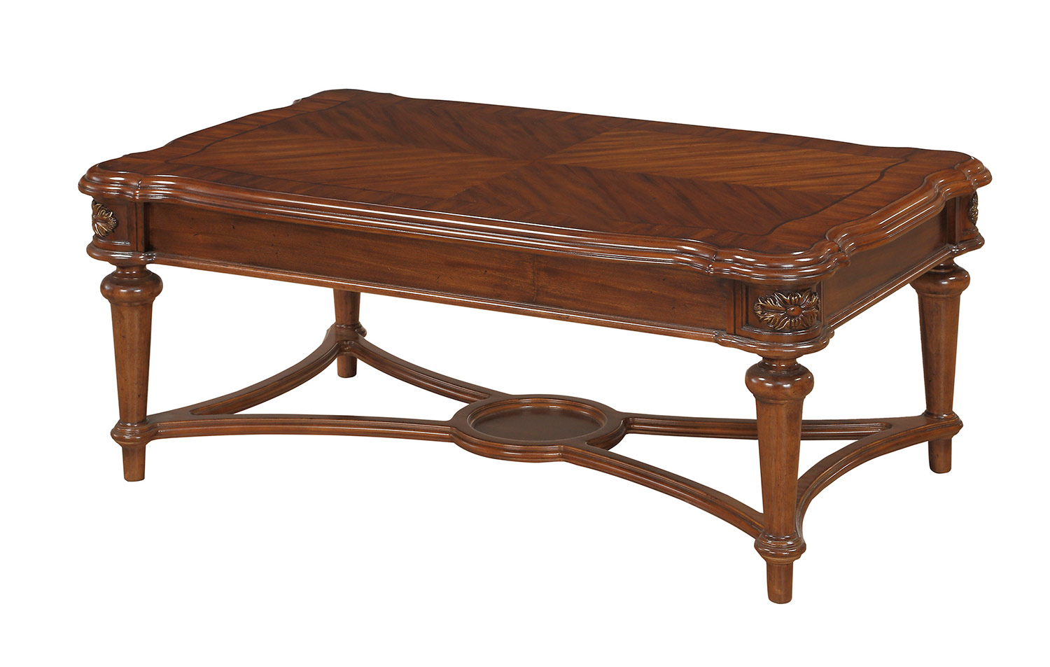 Homelegance Barbary Cocktail/Coffee Table - Cherry