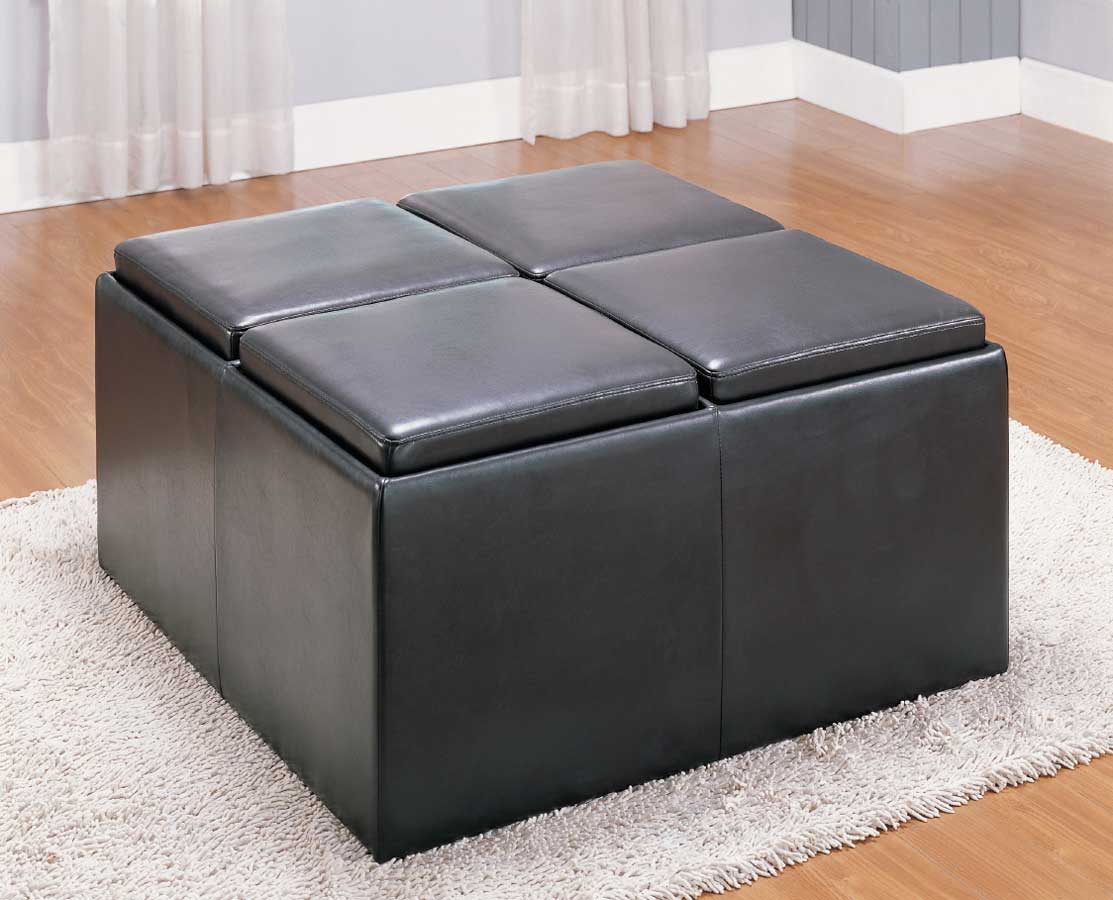 Homelegance Claire Storage Cocktail Ottoman
