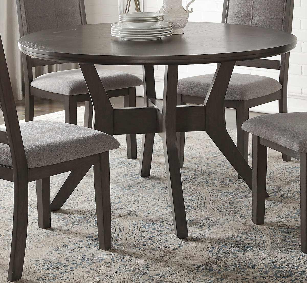 Homelegance Nisky Round Dining Table - Gray