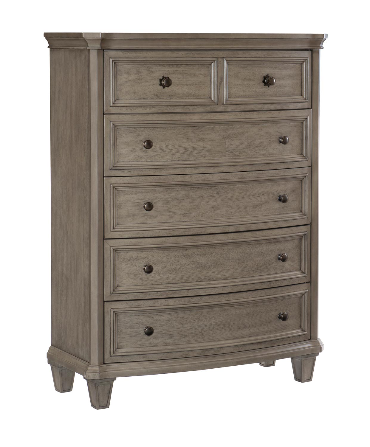 Homelegance Vermillion Chest - Bisque Finish with Oak Veneer