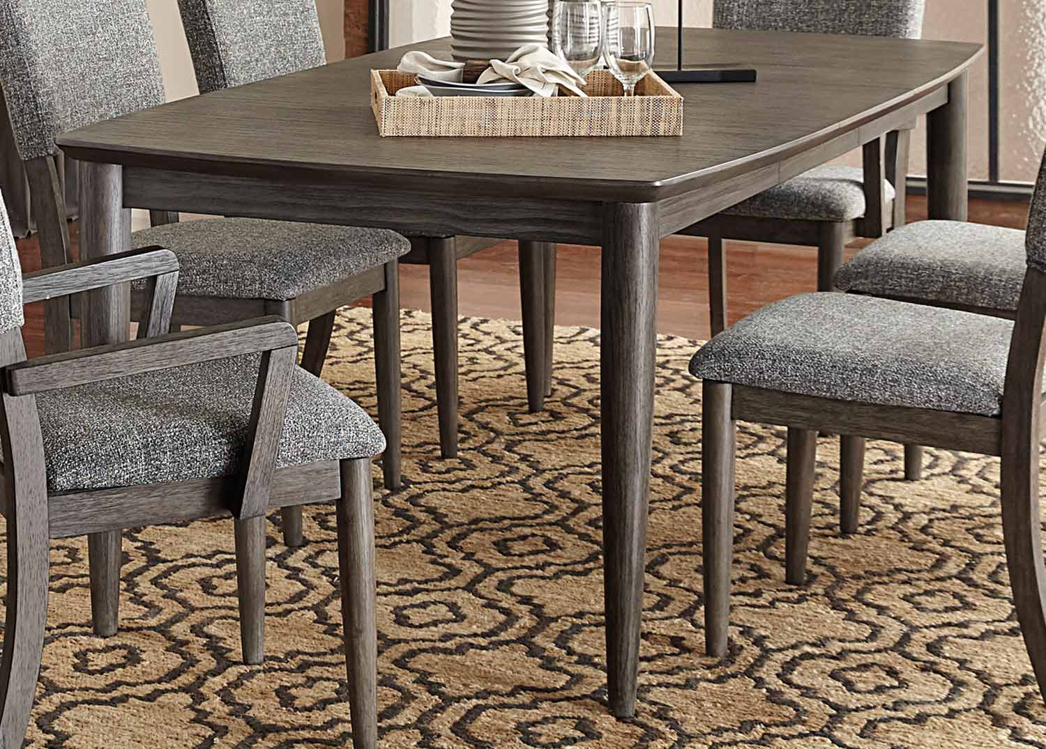 Homelegance Roux Dining Table - Rustic or Grey