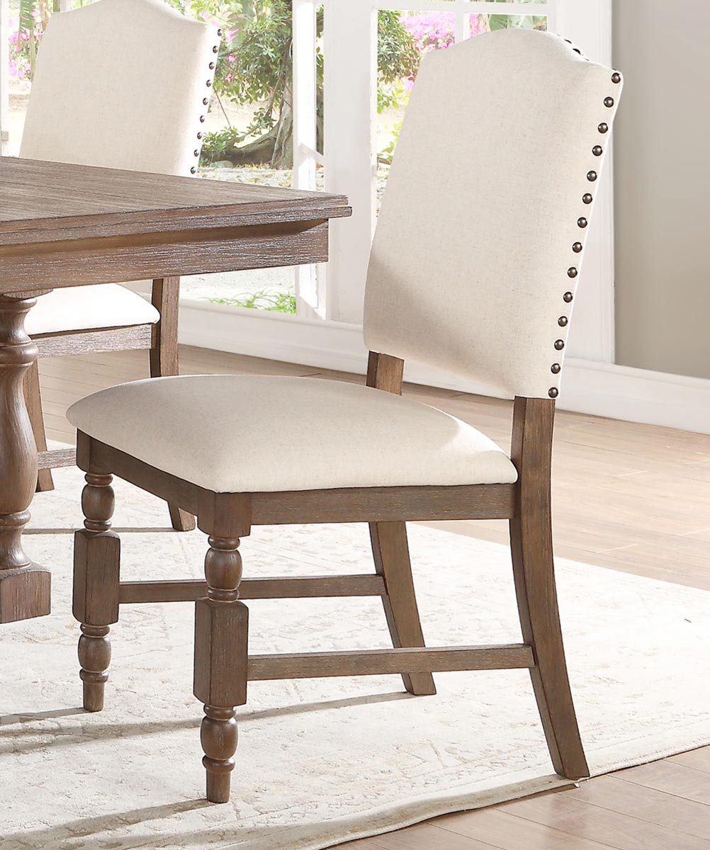 Homelegance Chartreaux Side Chair - Natural Taupe