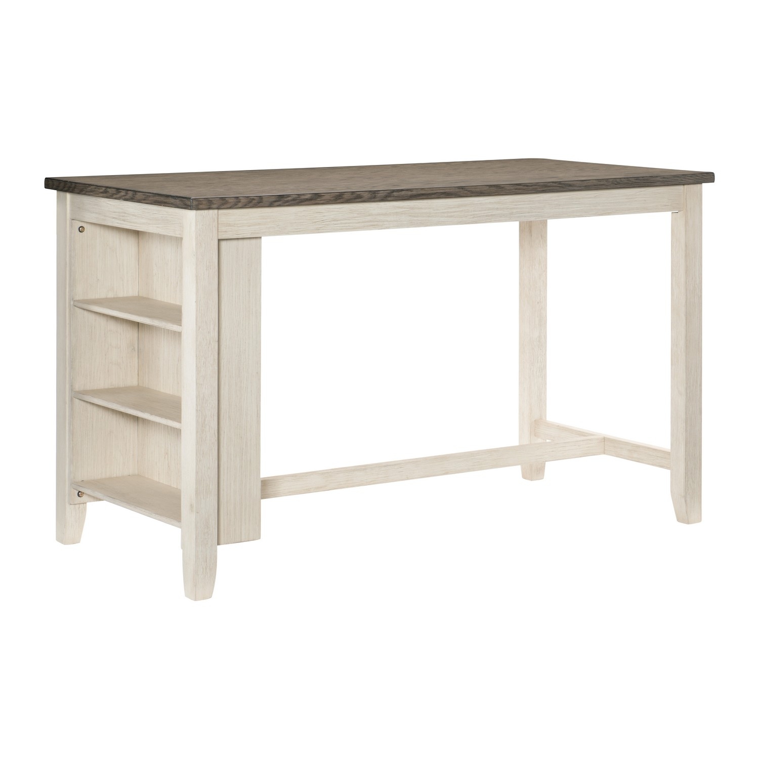 Homelegance Timbre Counter Height Table - Antique White/Rosy Brown