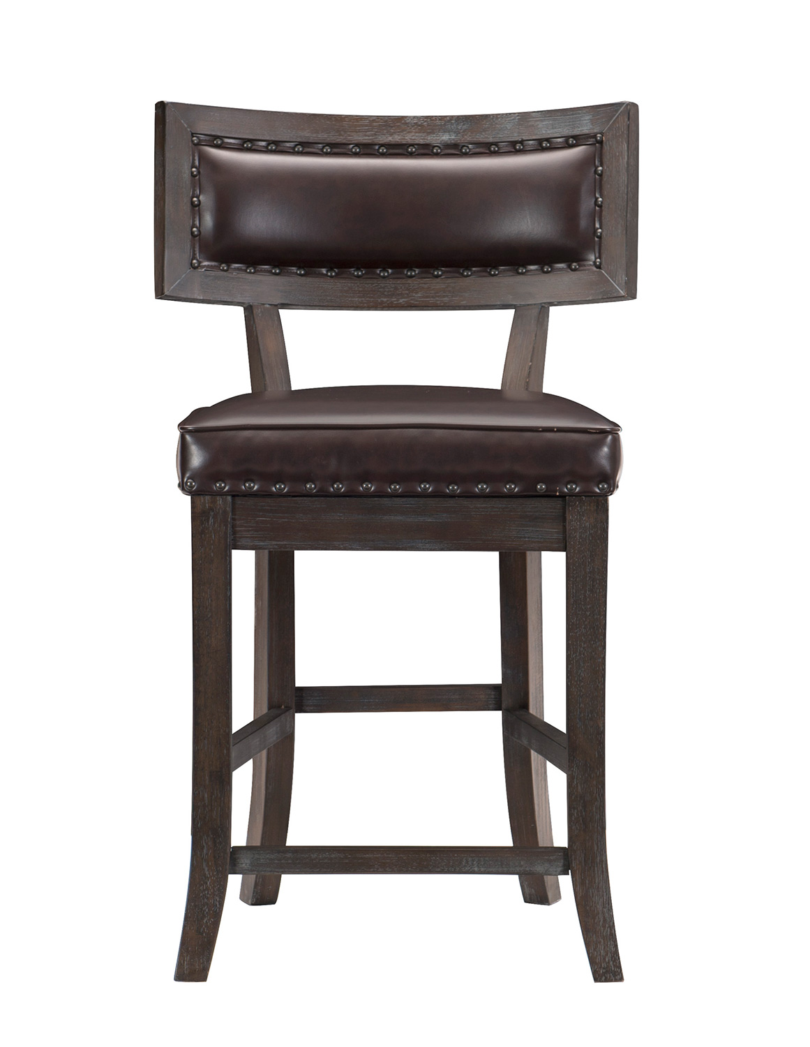 Homelegance Oxton Counter Height Chair - Rustic Brown