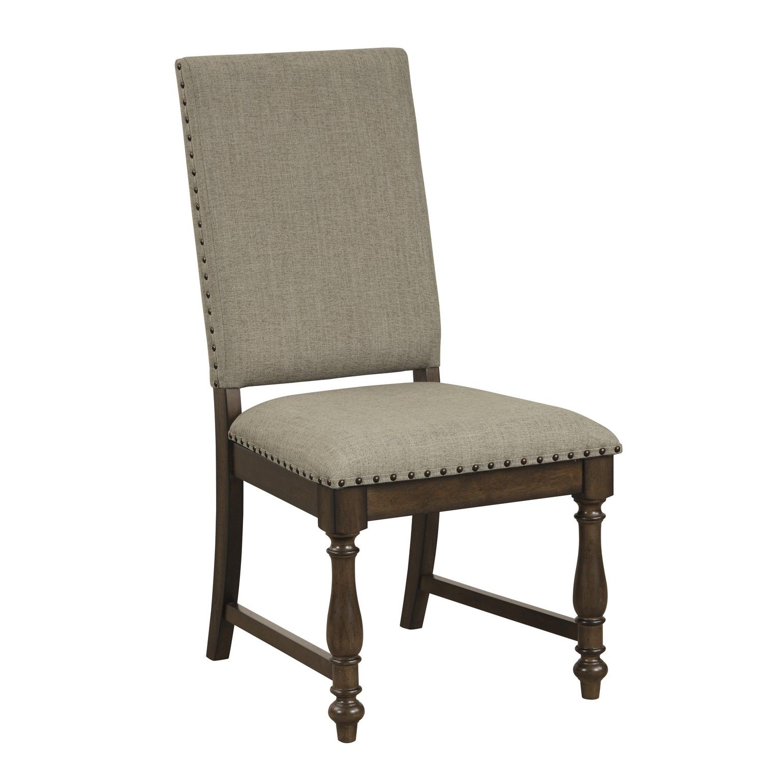 Homelegance Stonington Side Chair - Brown/Charcoal