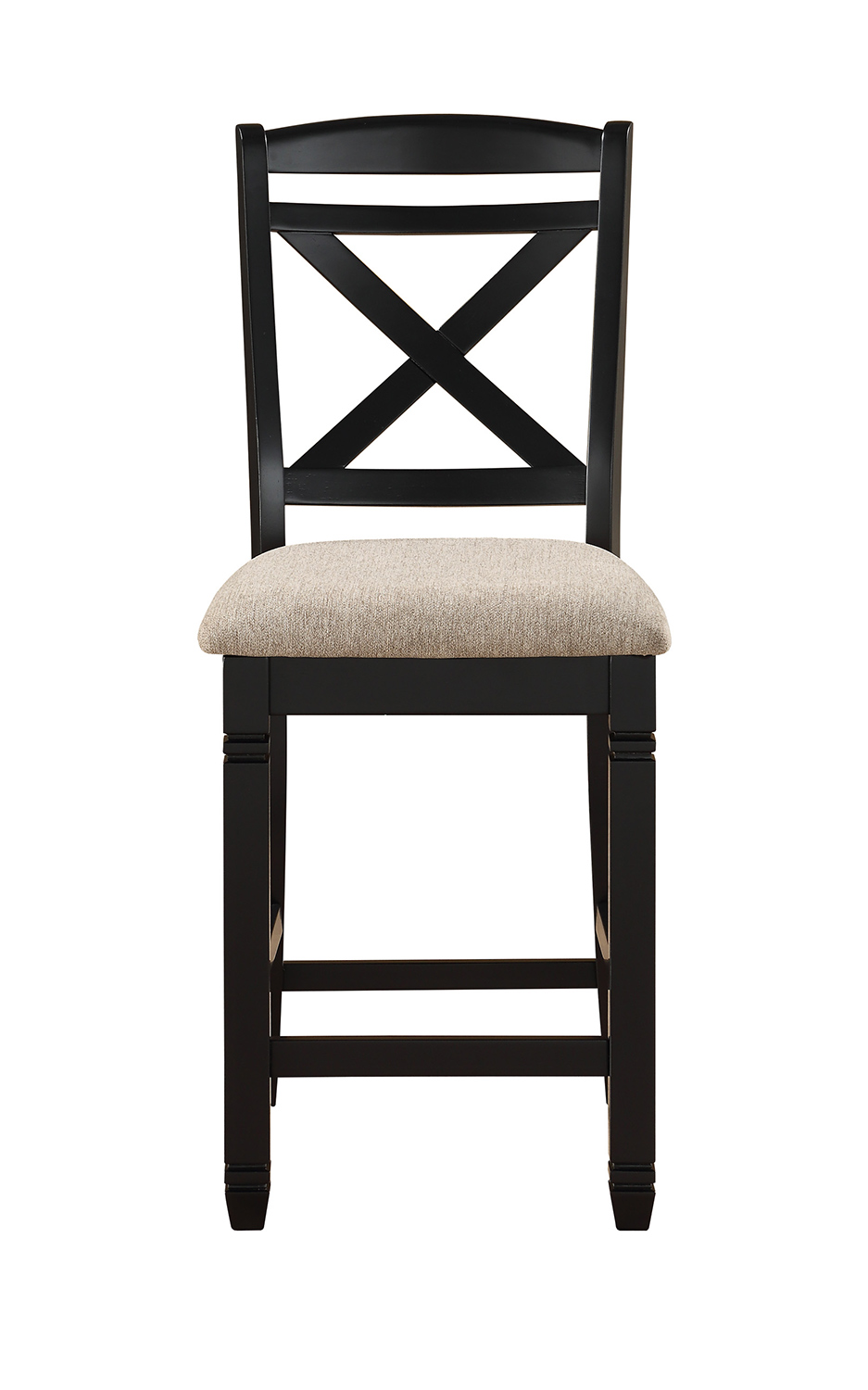 Homelegance Baywater Counter Height Chair - Black -Natural