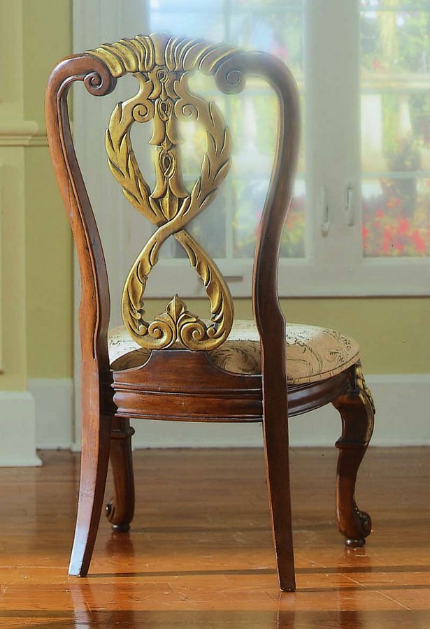 Pulaski Royale Side Chair Wood Back