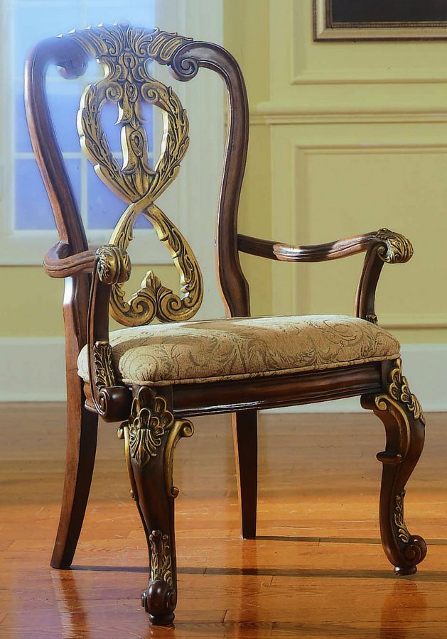 Pulaski Royale Arm Chair Wood Back