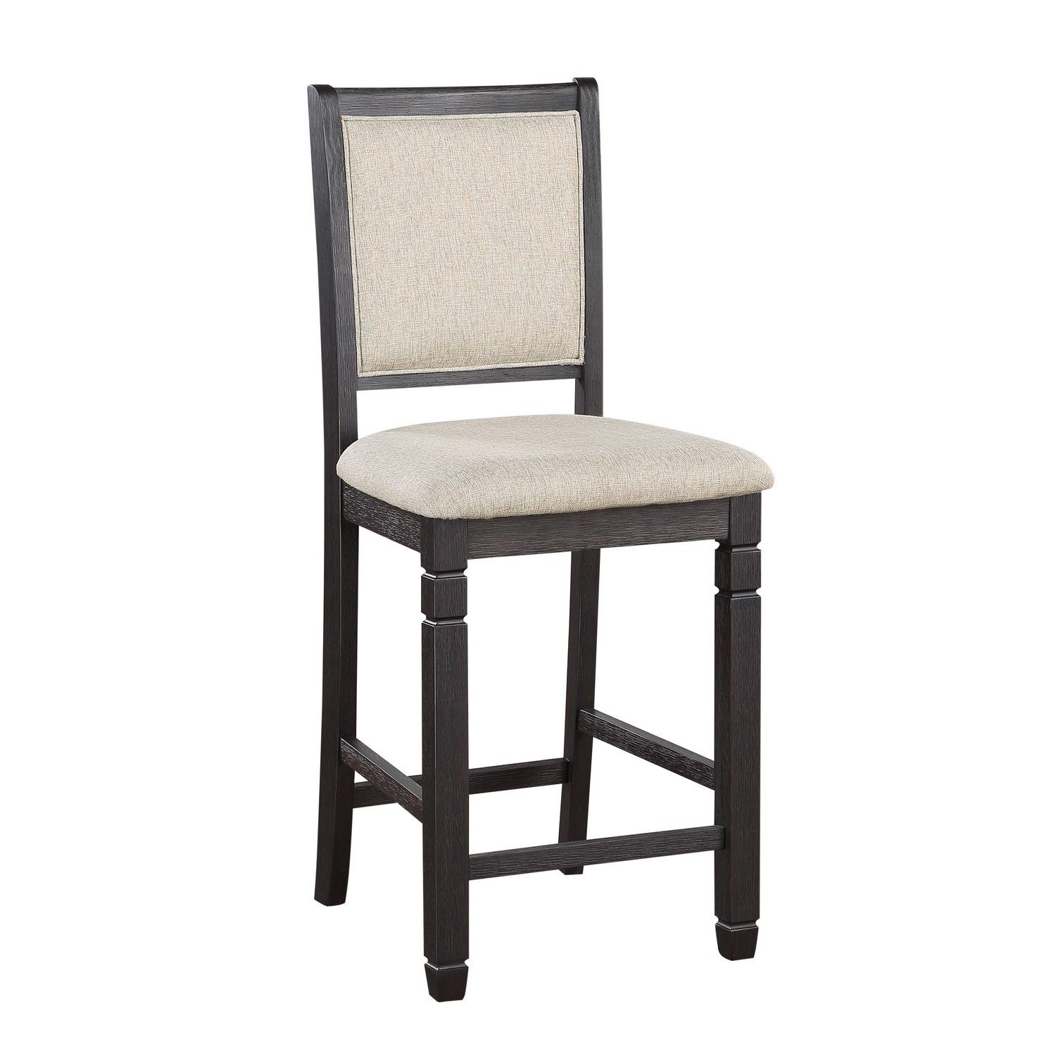 Homelegance Asher Counter Height Chair - Brown/Black
