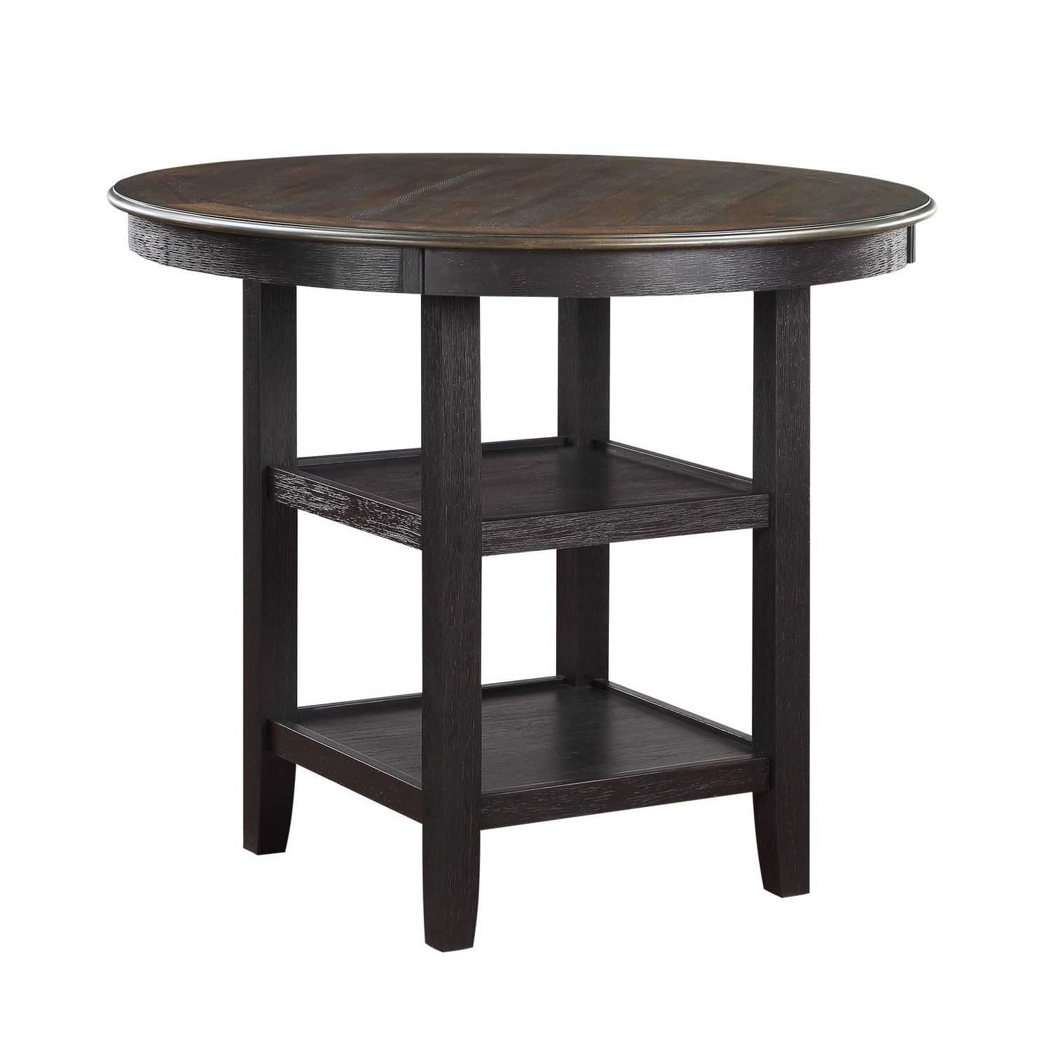 Homelegance Asher Counter Height Table - Brown/Black