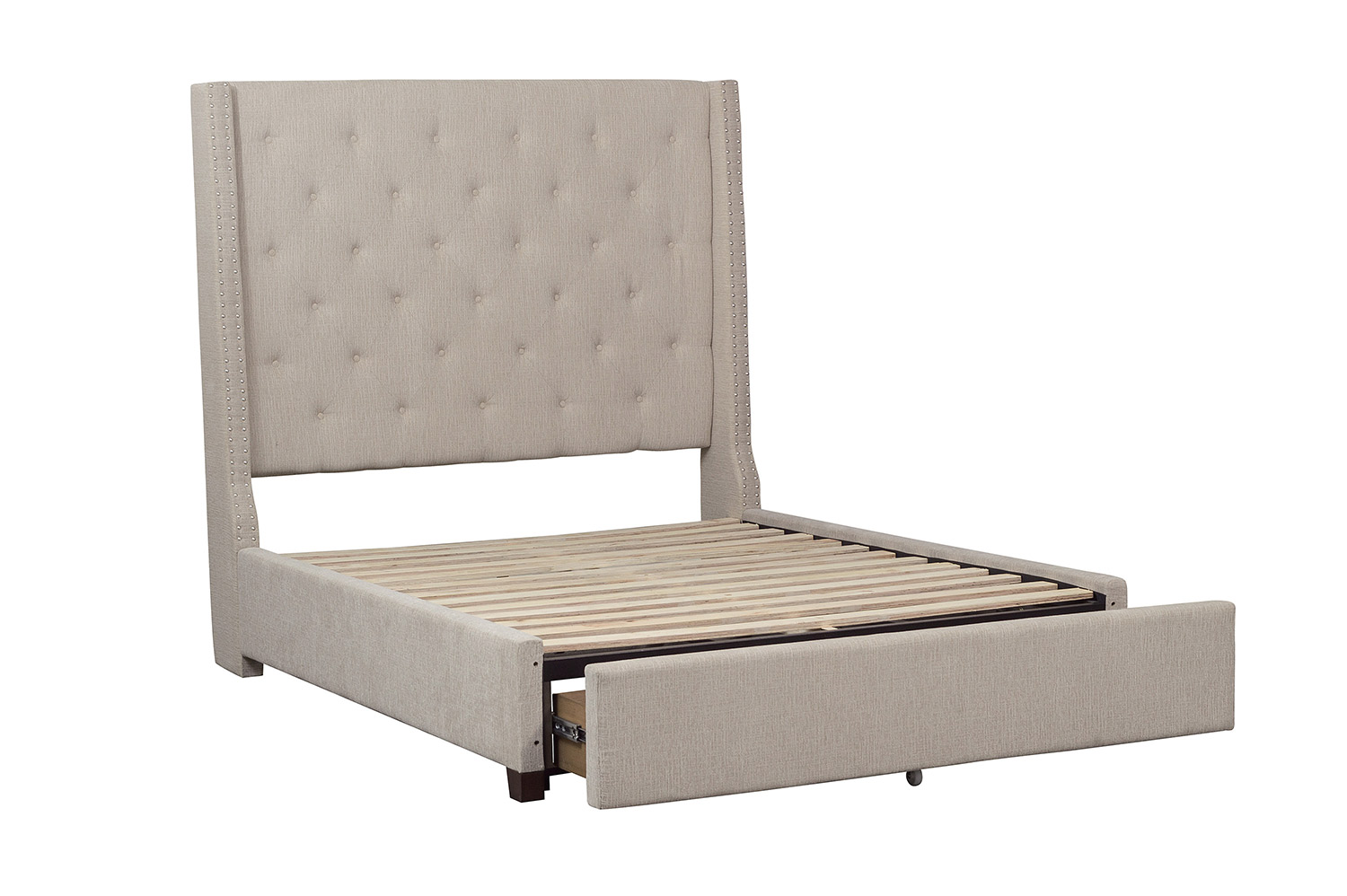 Homelegance Fairborn Platform Storage Bed - Beige