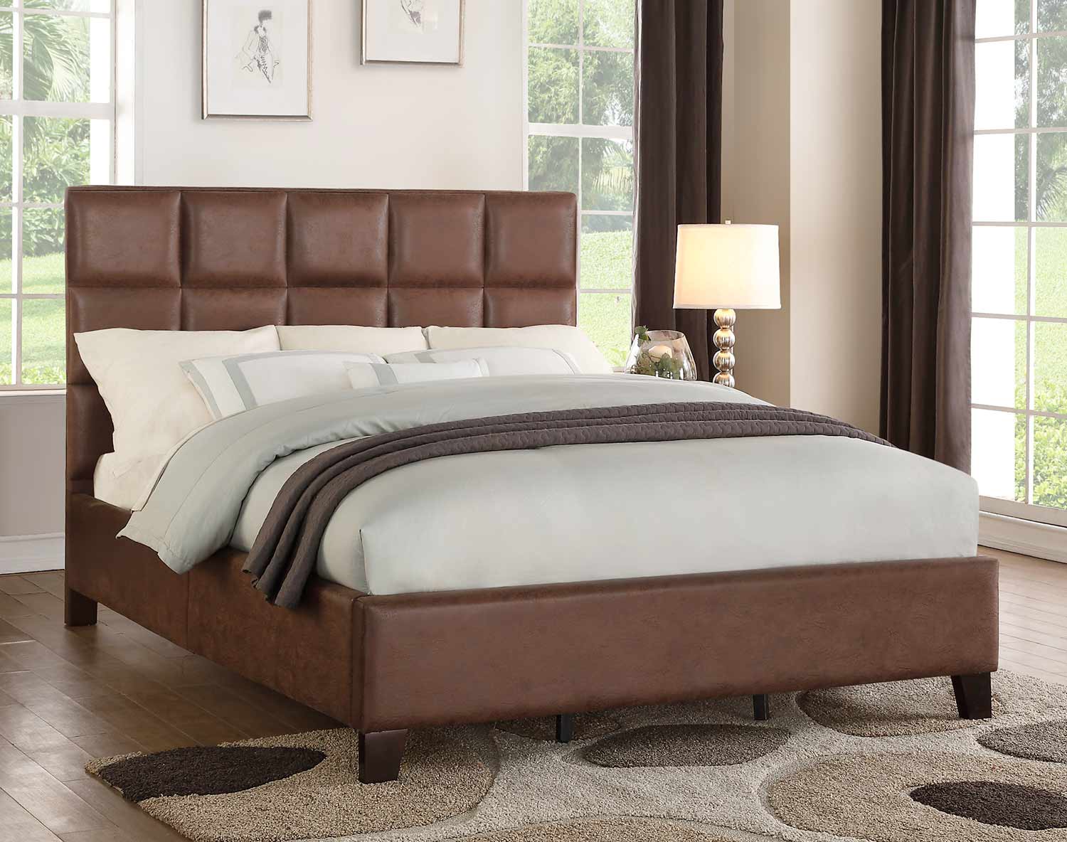 Homelegance Kaydee Bed - Neutral Brown