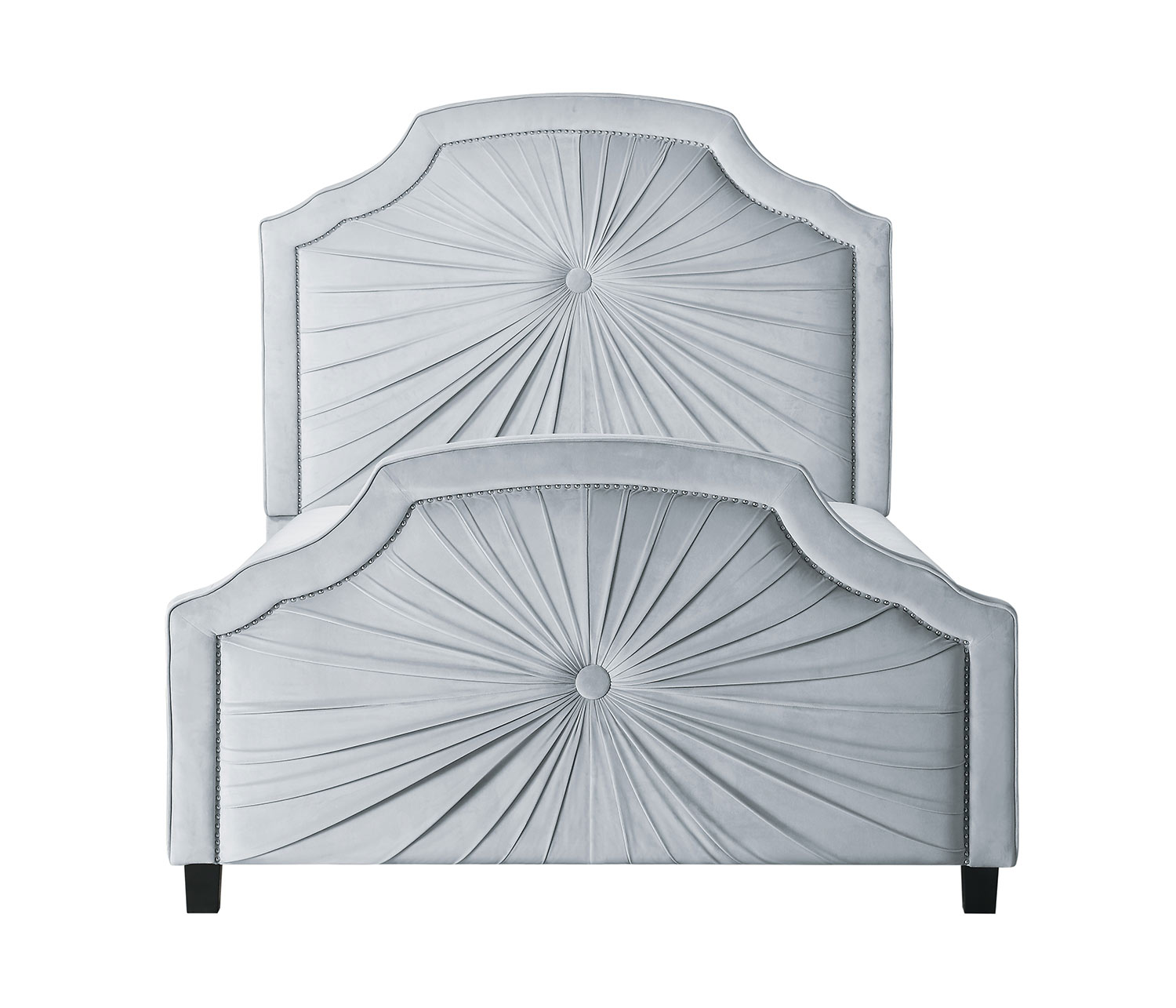 Homelegance Bossa Nova Bed - Light Gray