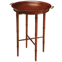 Traditional Accents Bamboo Tray Table - Cherry