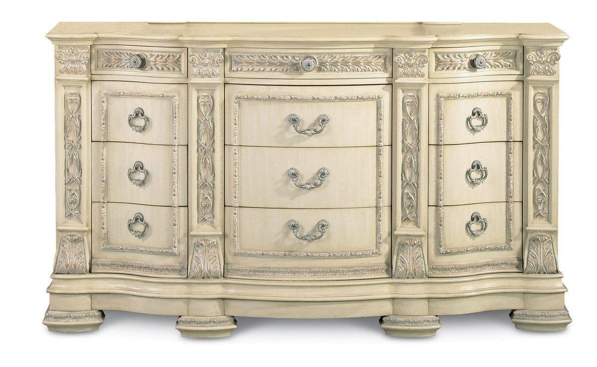 Pulaski Royale Silver Bisque Dresser