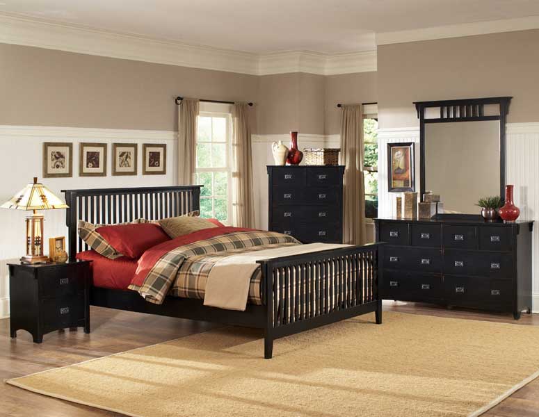 Homelegance Canton Maloney Bedroom Collection - Black Homelegance Canton Maloney Bedroom Collection - Black