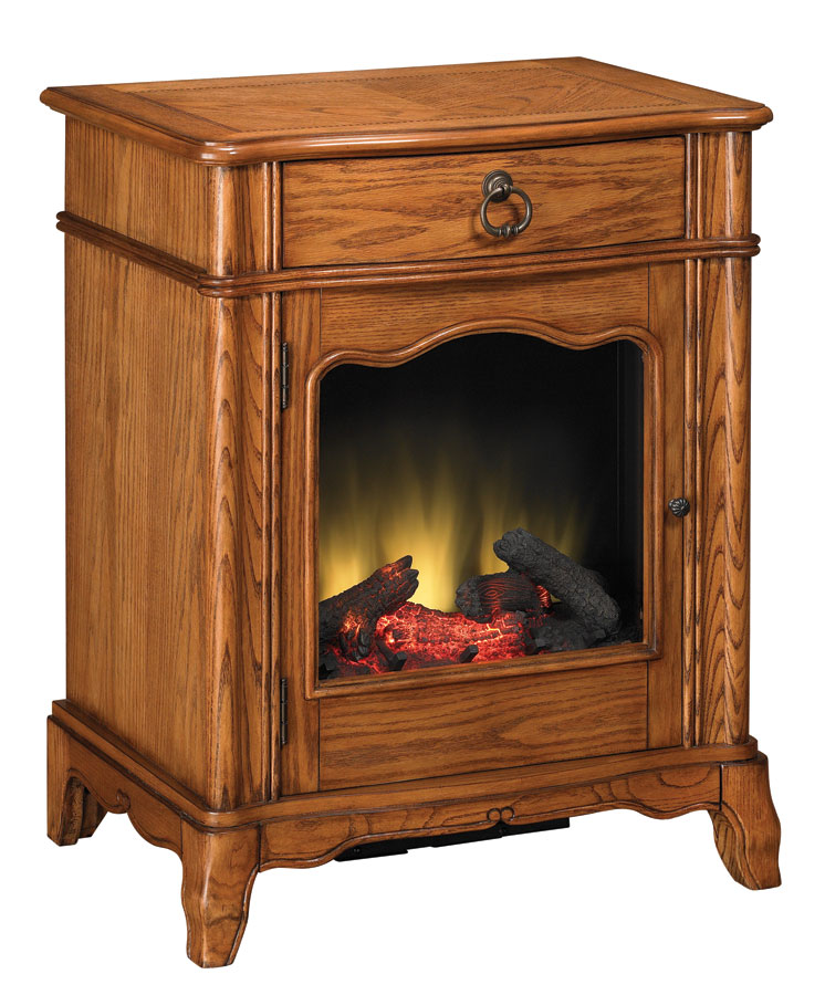 Jamestown Oak Petit Foyer Electric Fireplace -Classic Flame