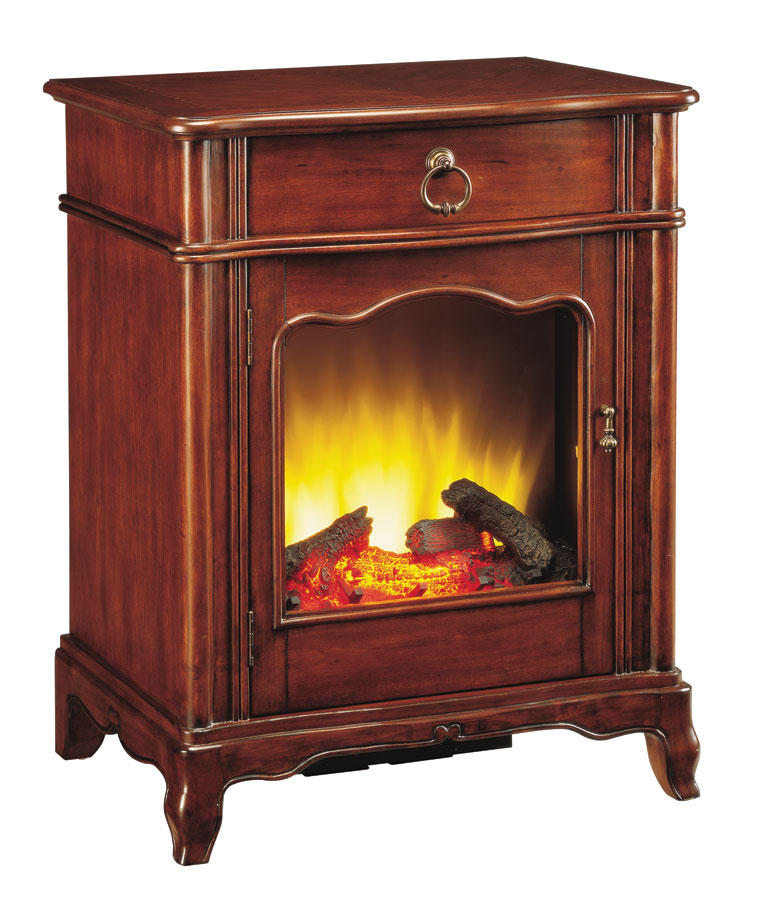 Jamestown Cherry Petit Foyer Electric Fireplace -Classic Flame