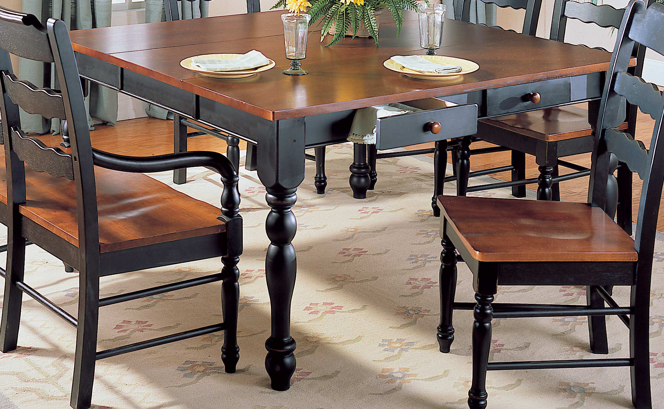 Homelegance Sedgefield Dining Table with Drawers and Extension