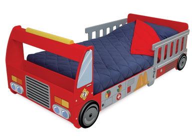 KidKraft Fire Truck Toddler Cot
