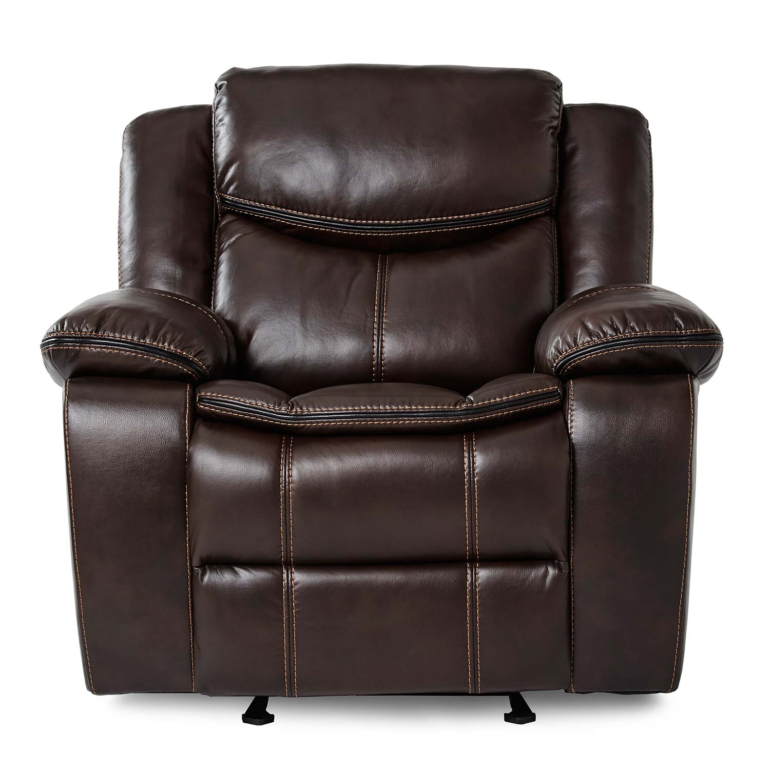 Homelegance Bastrop Glider Reclining Chair - Dark Brown